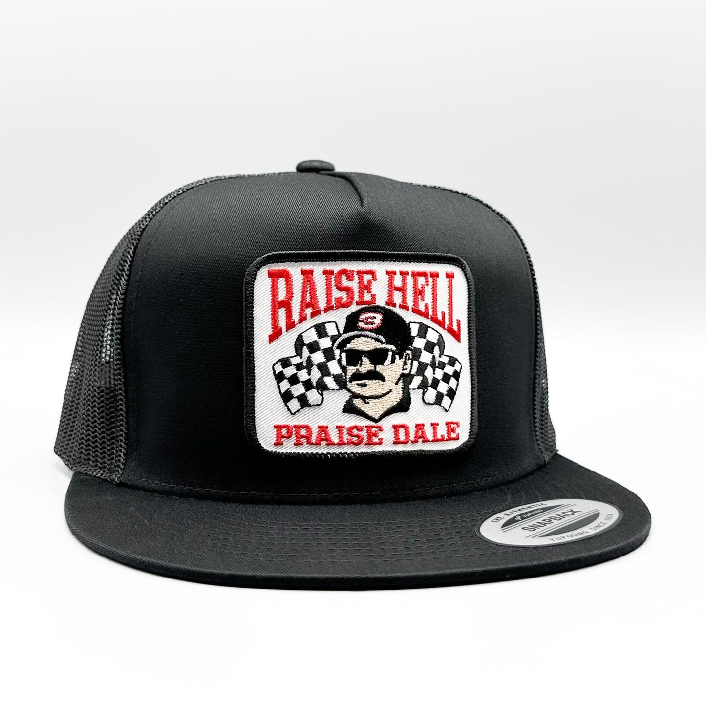 Raise Hell, Praise Dale Earnhardt "Vintage Truckers Original" Trucker Hat