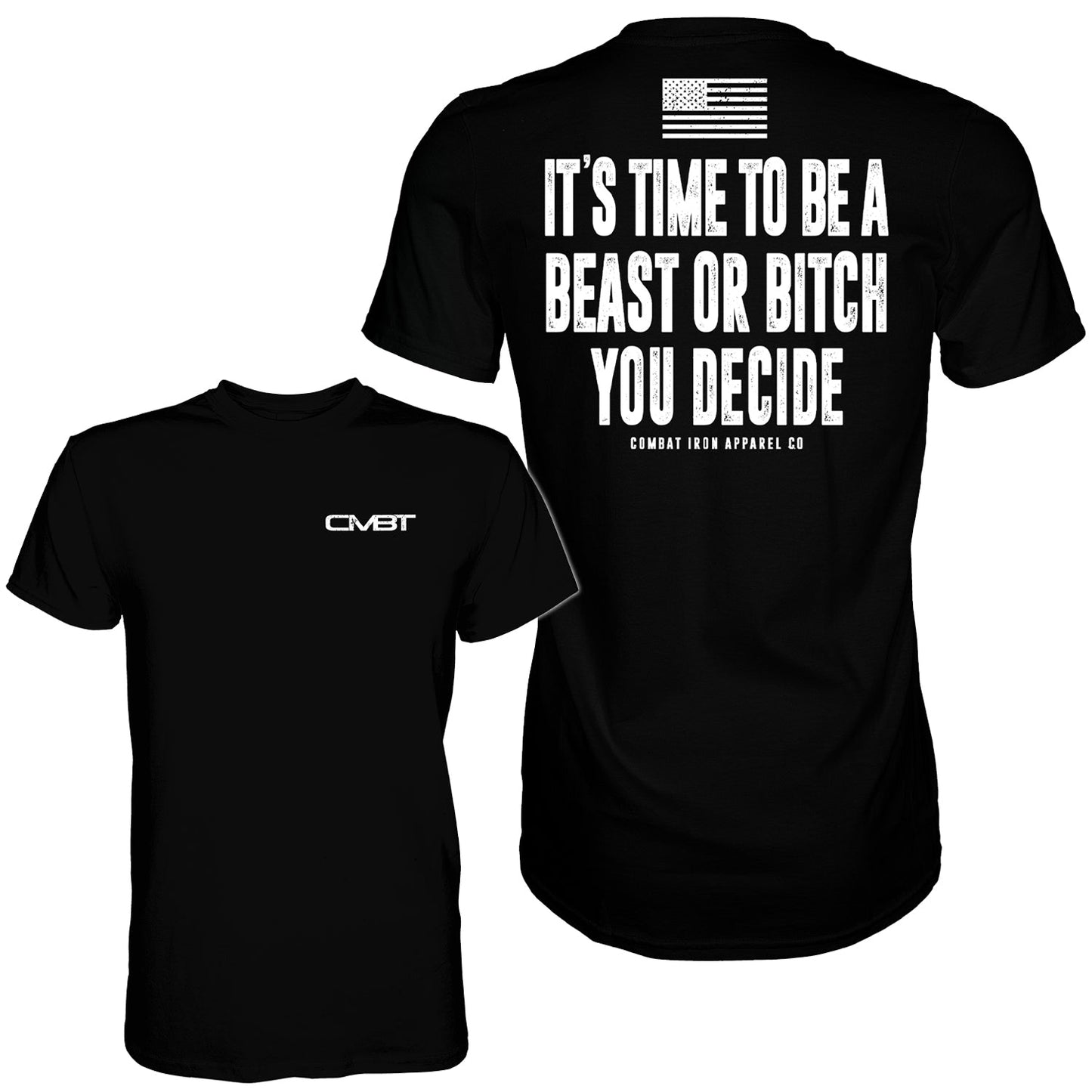 It's Time To Be A Beast Or Bitch You Decide Men's T-Shirt