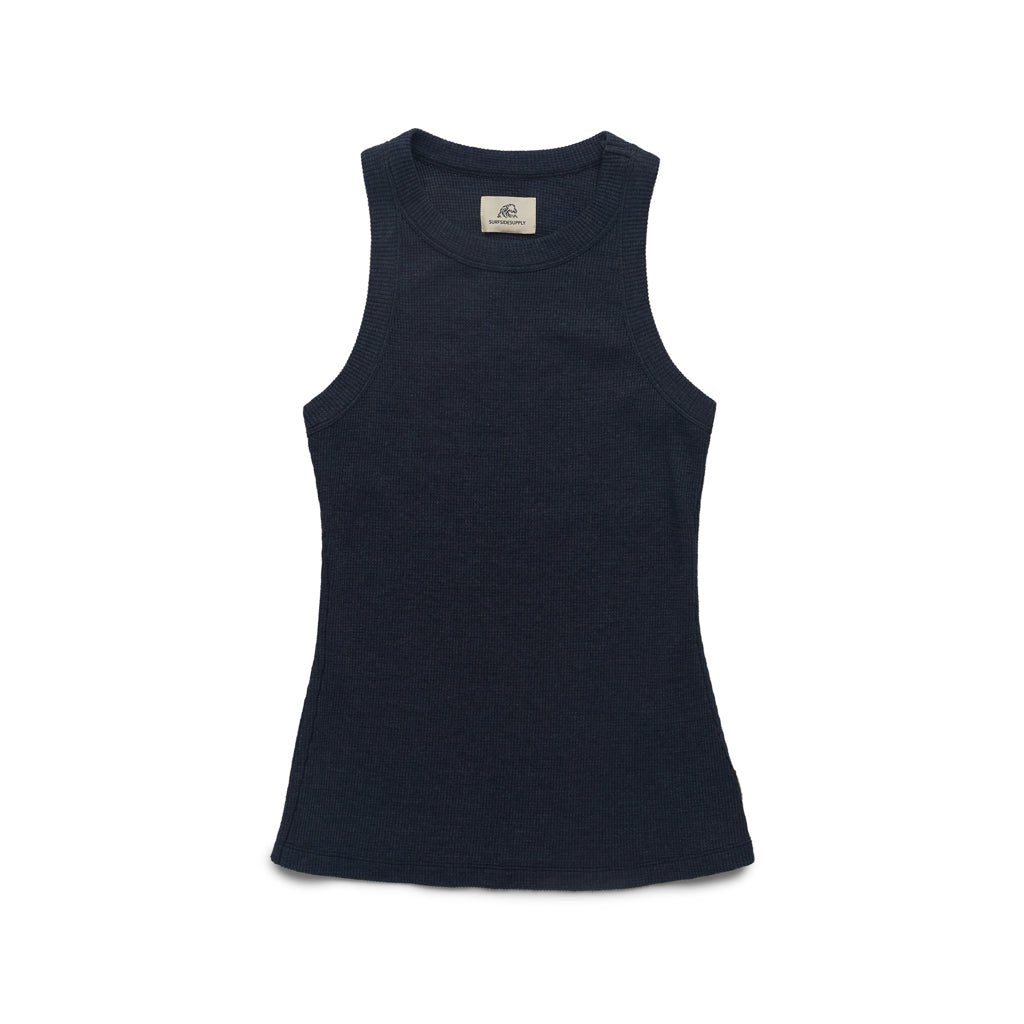 Becky Racer Tank - Navy Blazer