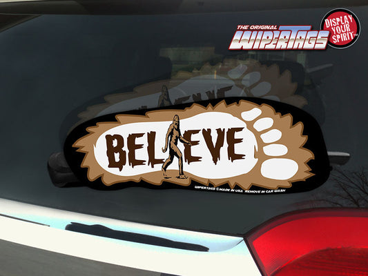 BELIEVE Bigfoot WiperTags