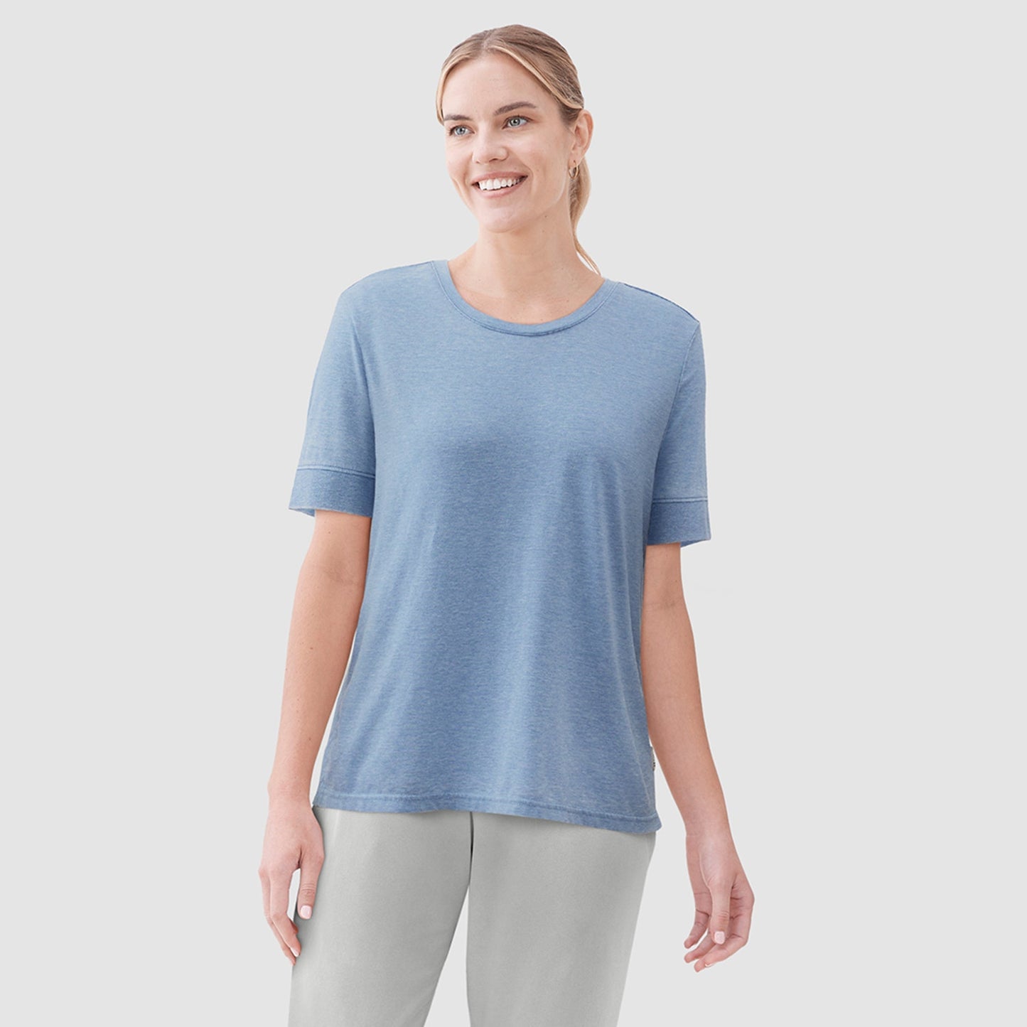 Bell Burnout Tee - Stellar Blue