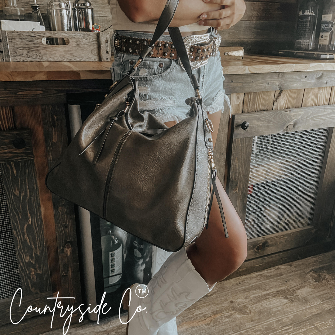 Belmont Leather Hobo Purse