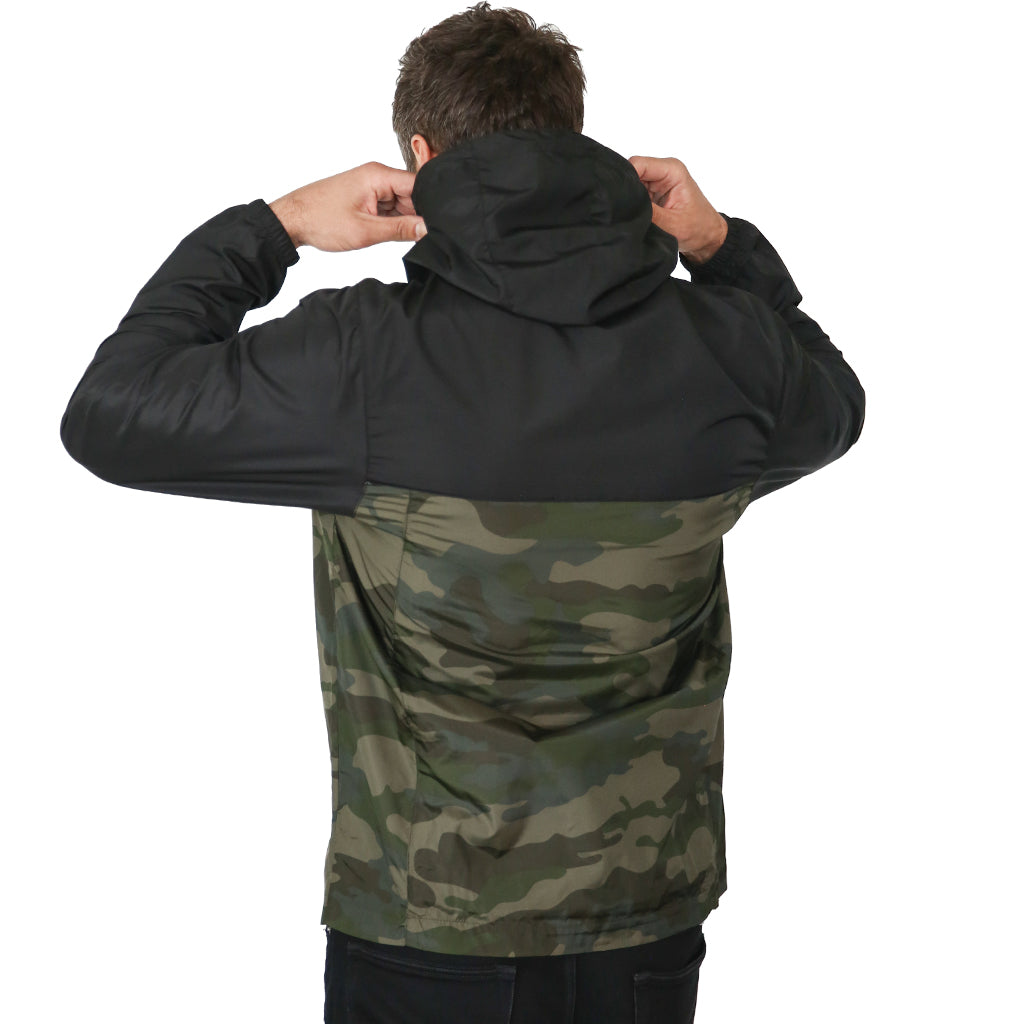 Dryflip Windbreaker (Black/Camo)