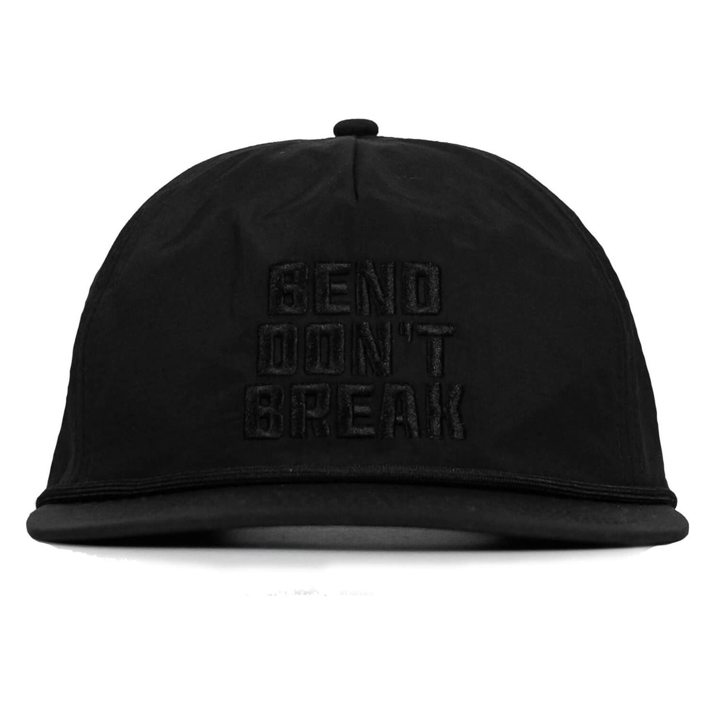 CRUSHABLE ROPE SNAPBACK | BEND DON'T BREAK