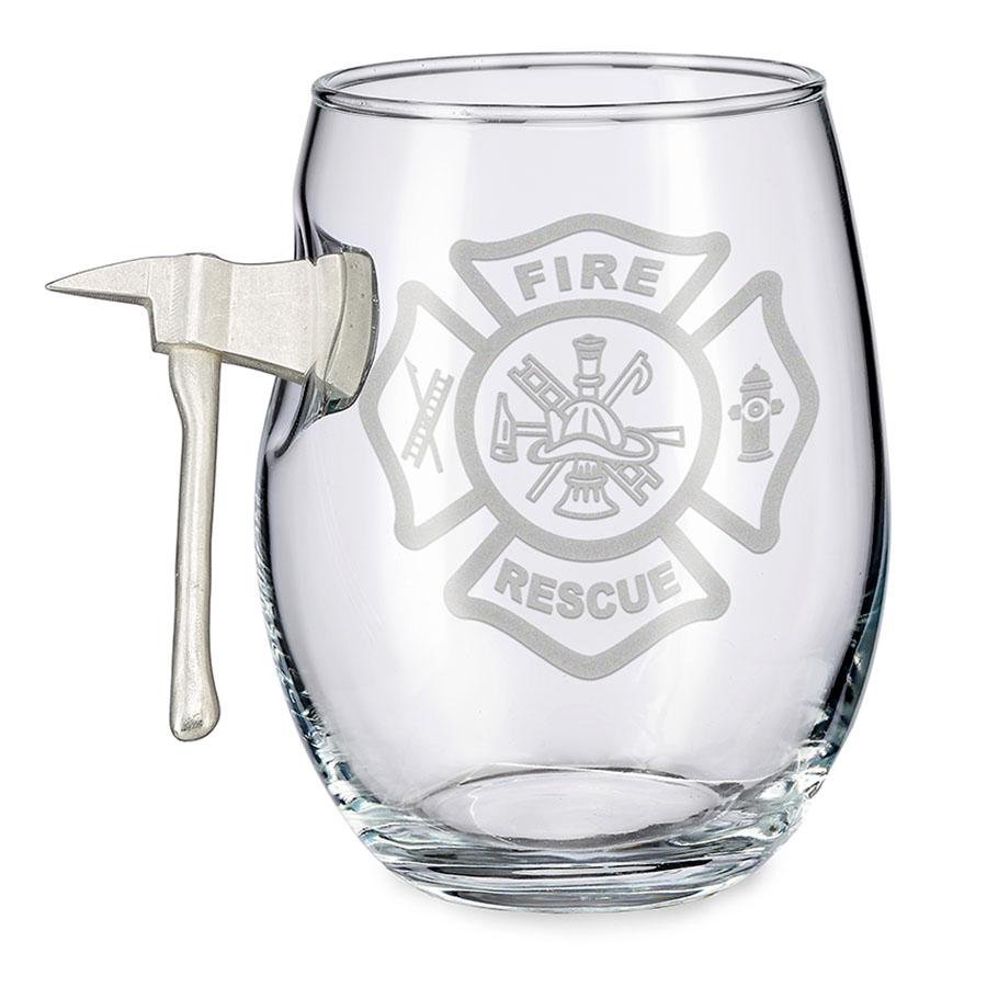 BenShot Fire Axe Glass - Maltese Cross