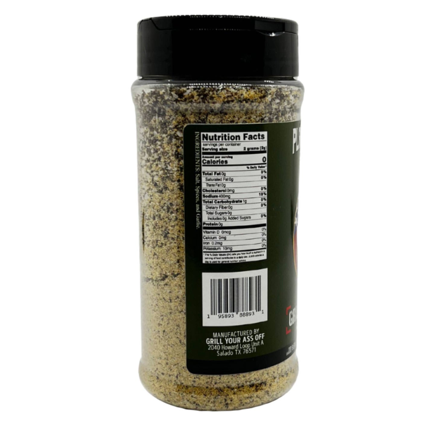 Platoon Sergeant Seasoning - Salt, Pepper, & Garlic