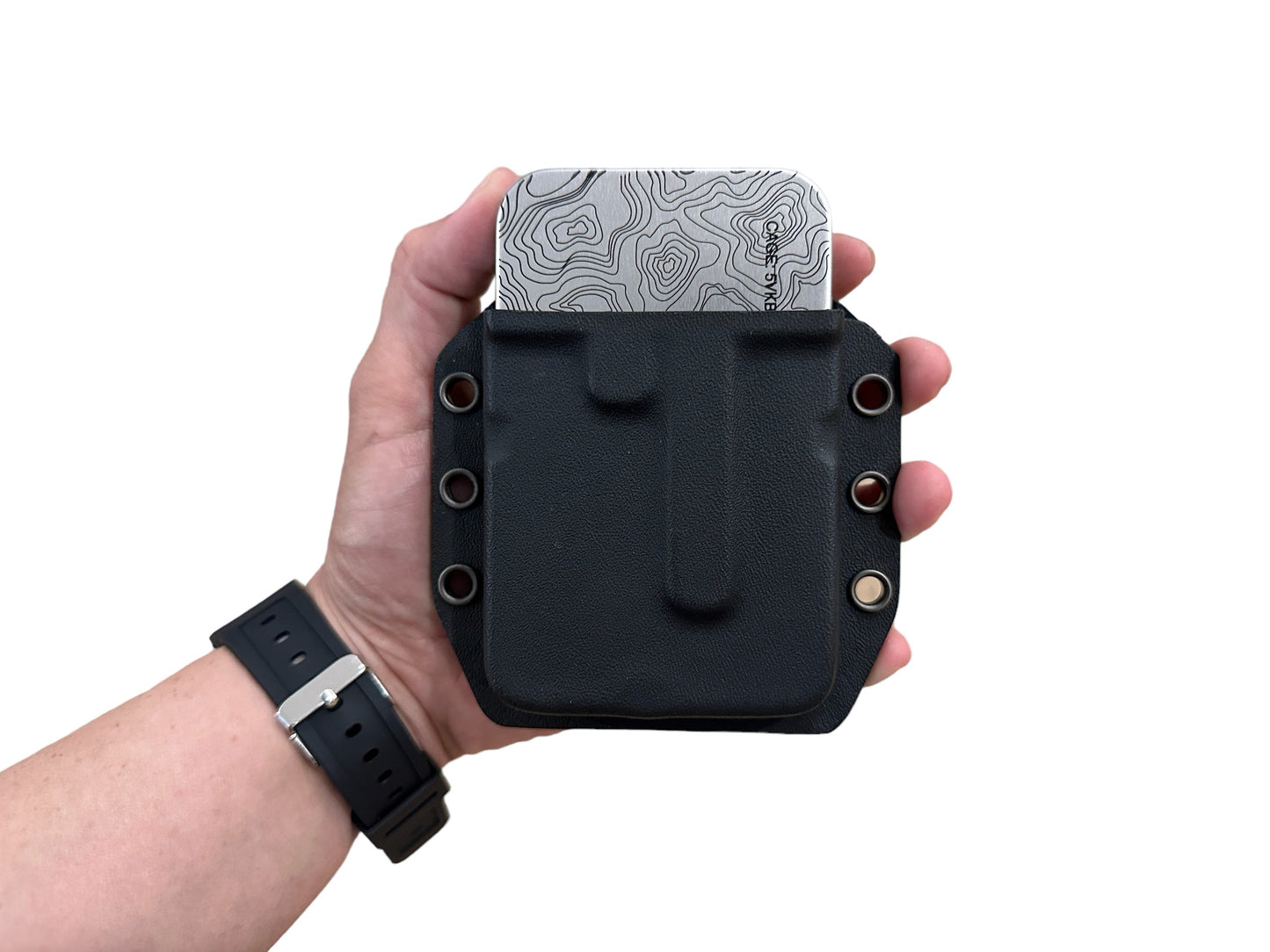 BIG - Kydex Belt Holster For Large Industrial Strength Tin