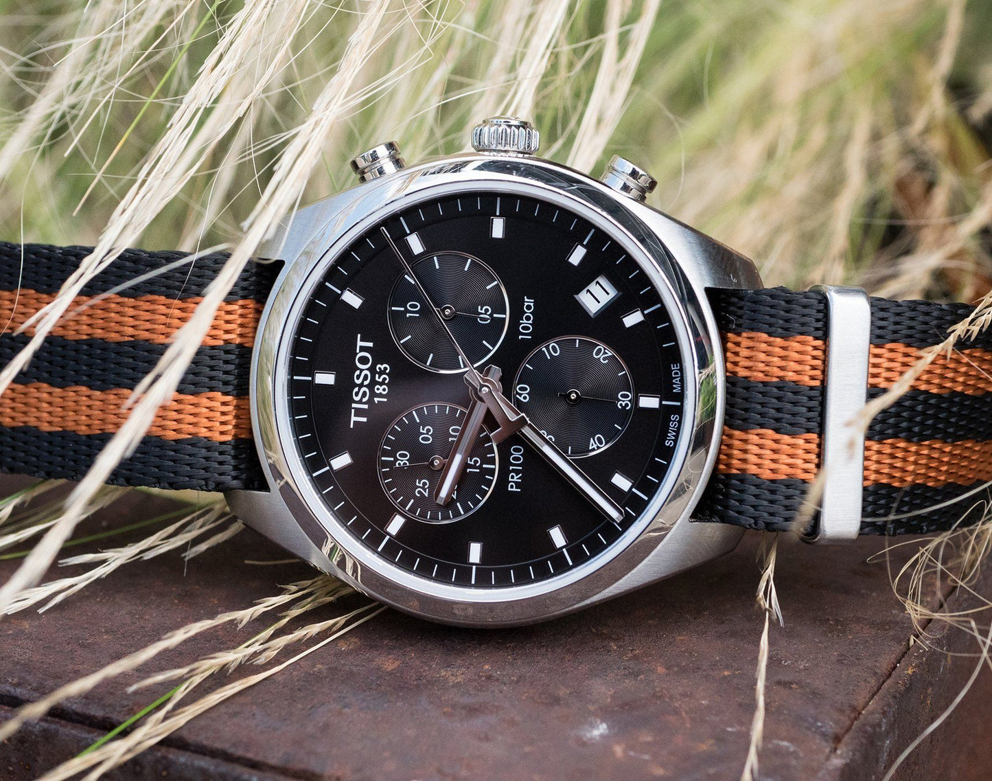 Black Burnt Orange Jetson NATO® Style Watch Band