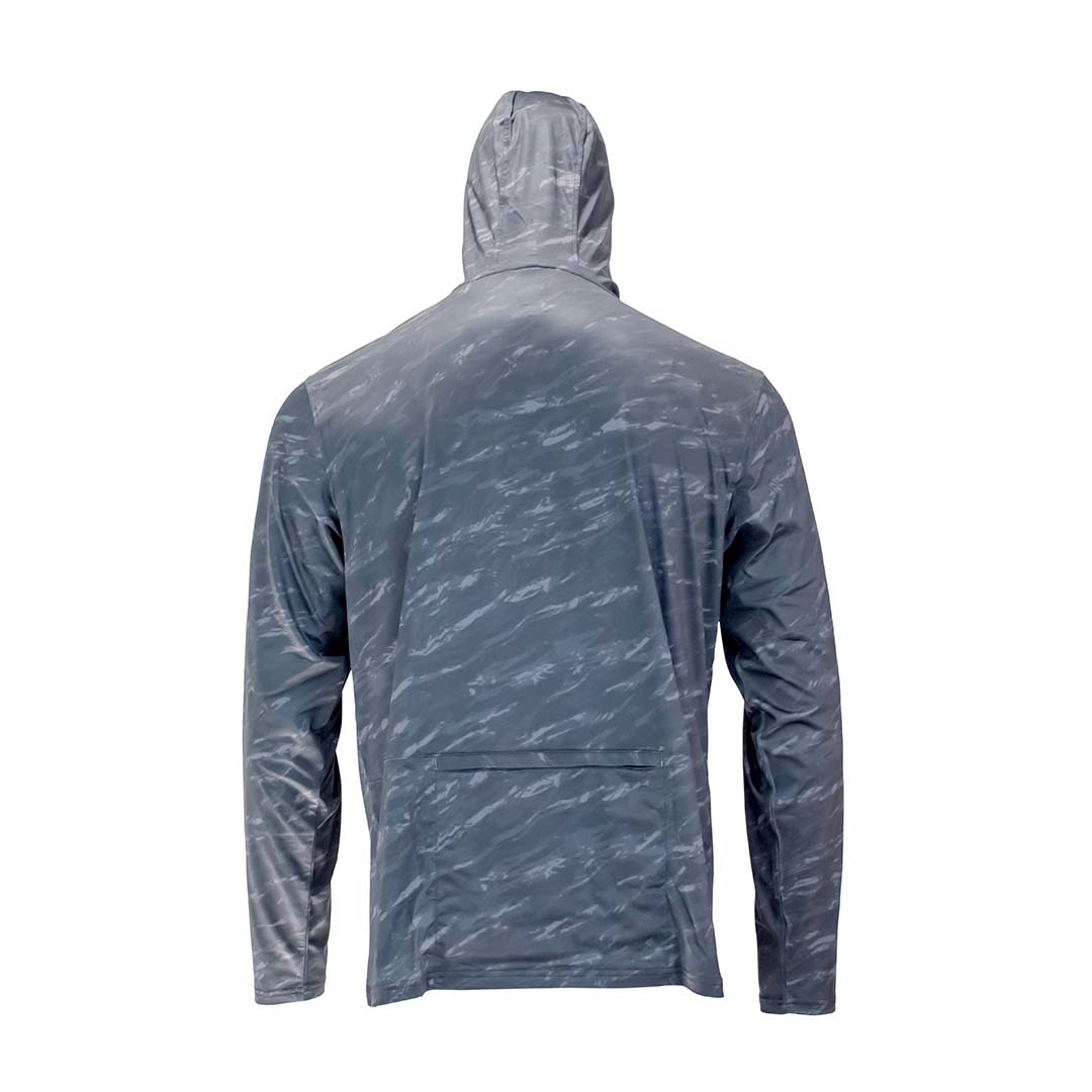 Atoll Hooded Shirt with Black Ice - Grey Americana - Green Americana