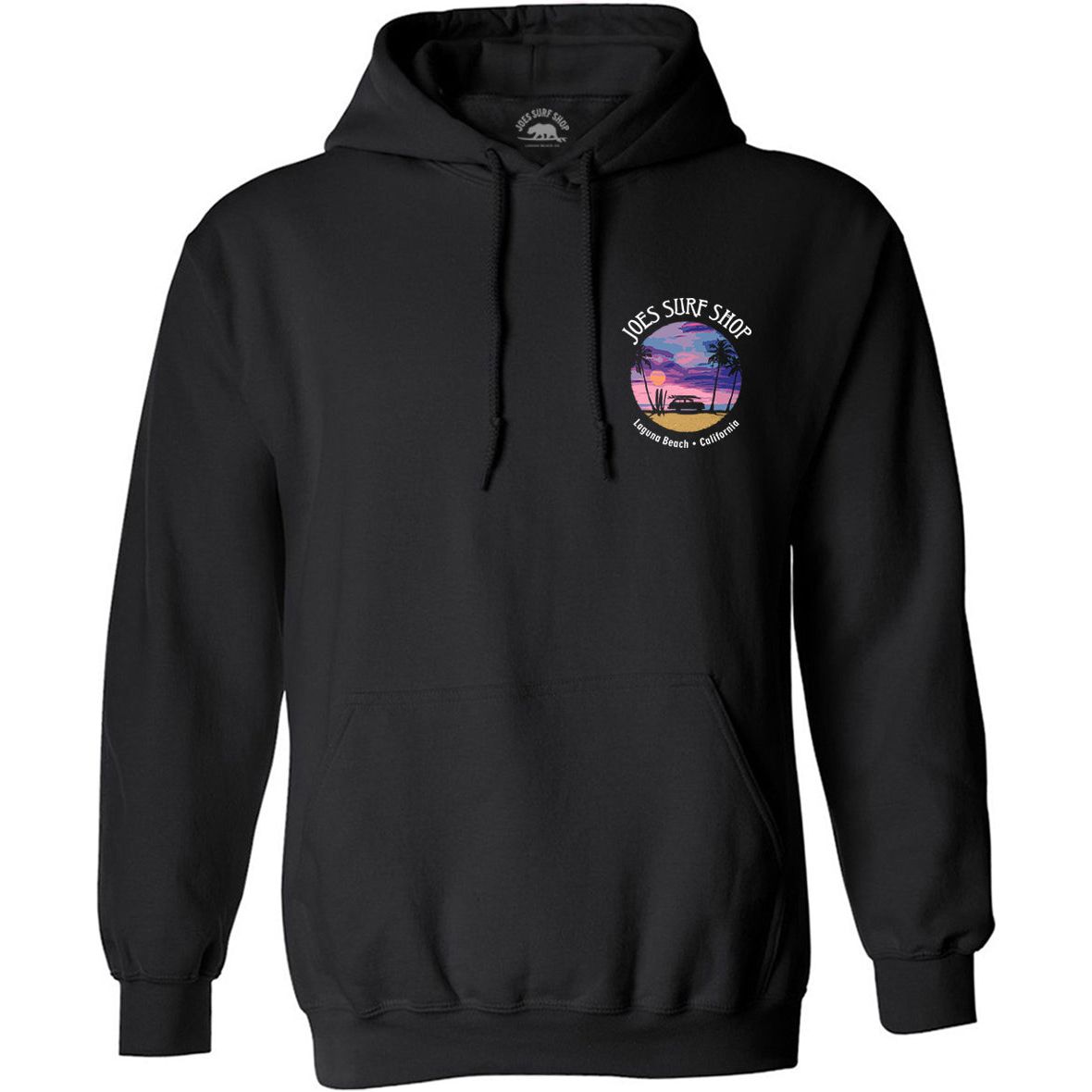 Joe's Surf Shop Wagon Silhouette Pullover Surf Hoodie