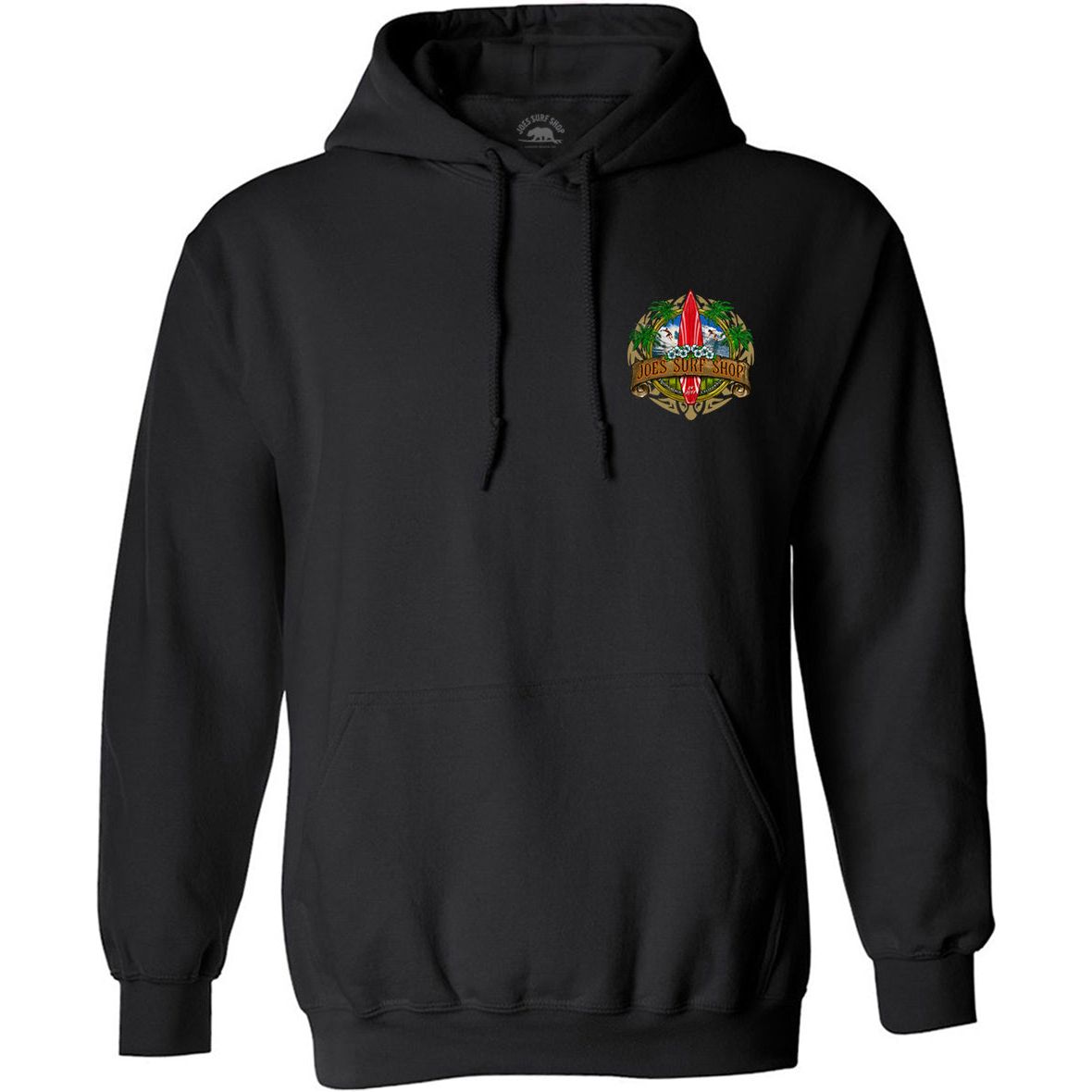 Joe's Surf Shop Longboard Pullover Surf Hoodie