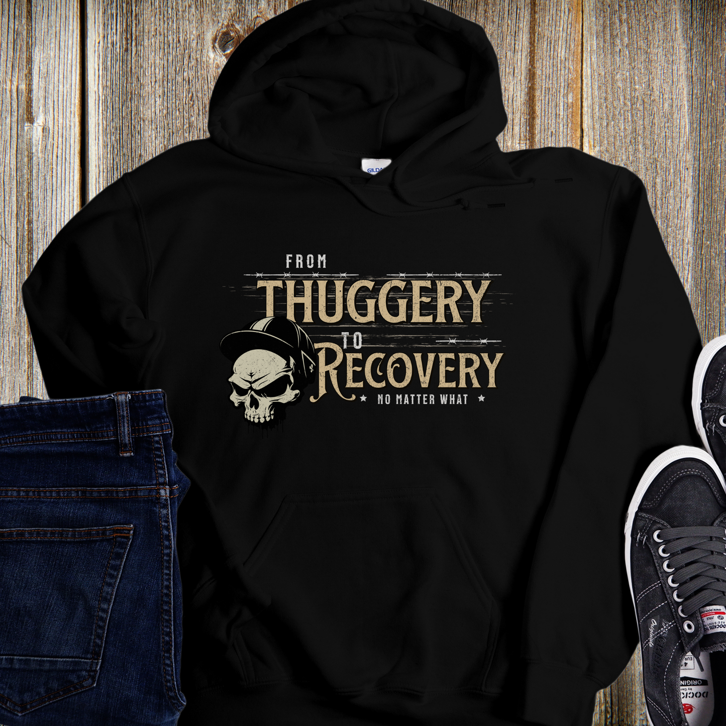 Recovery Hoodie | Inspiring Sobriety |  From Thuggery To Recovery