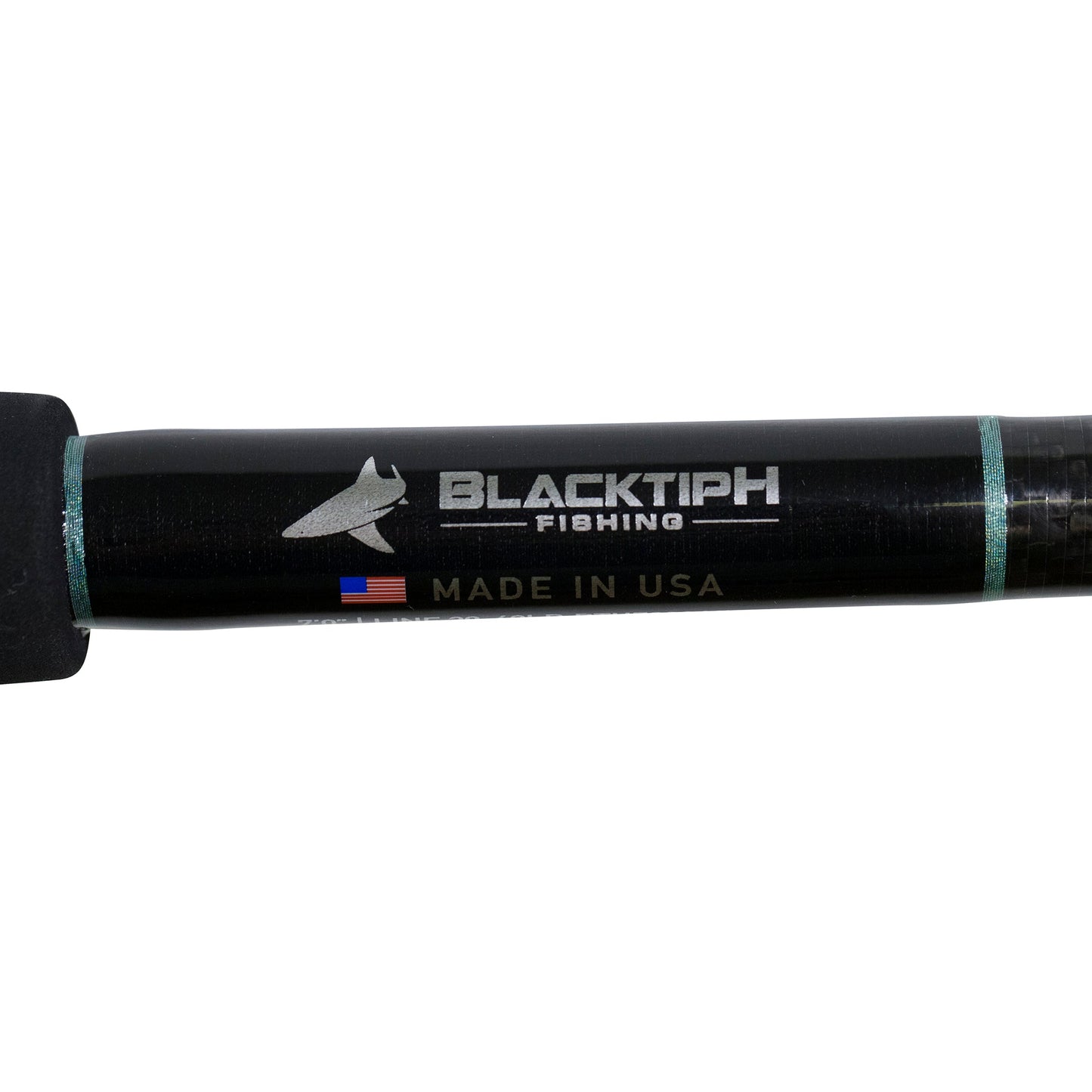 BlacktipH Live Bait Fishing Rod with Winthrop Epic Butt and Carbon Fiber Wrap