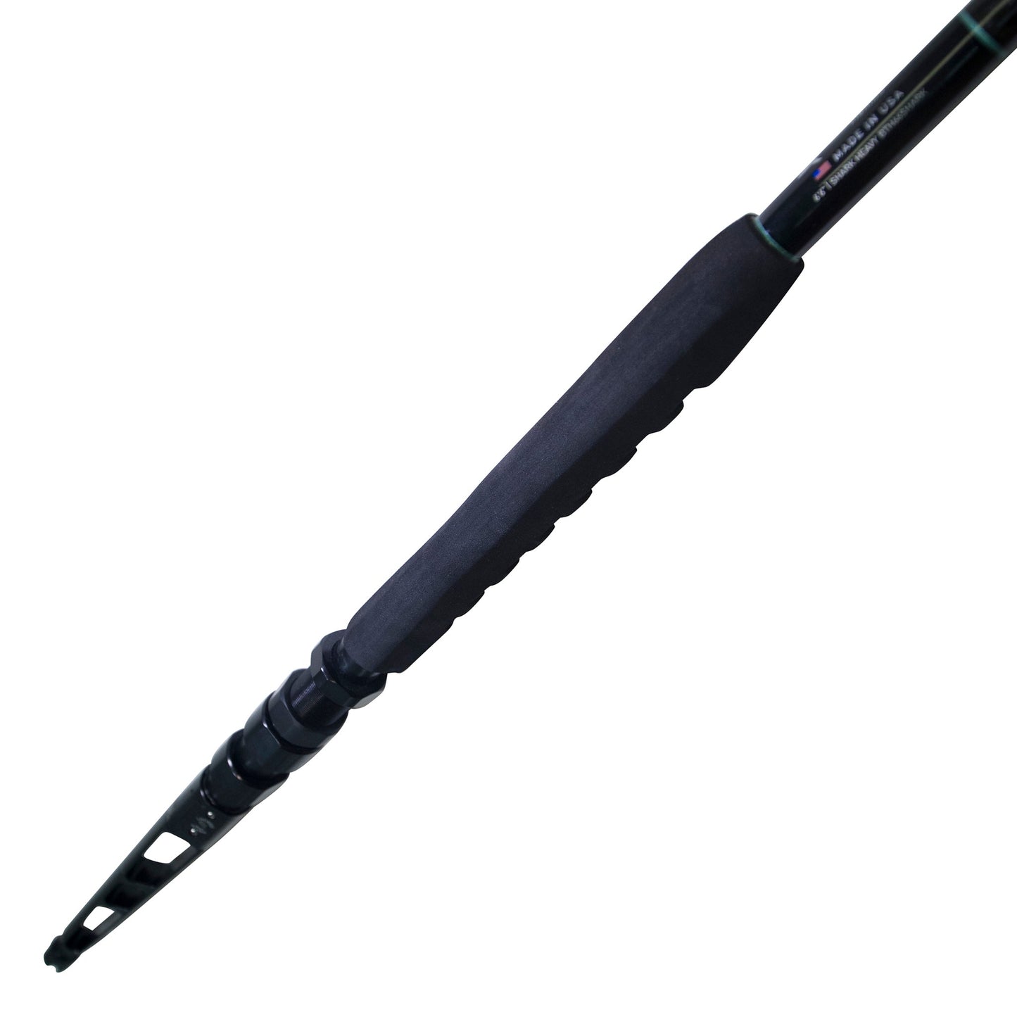 BlacktipH Shark Fishing Rod with Winthrop Terminator Butt and Carbon Fiber Wrap