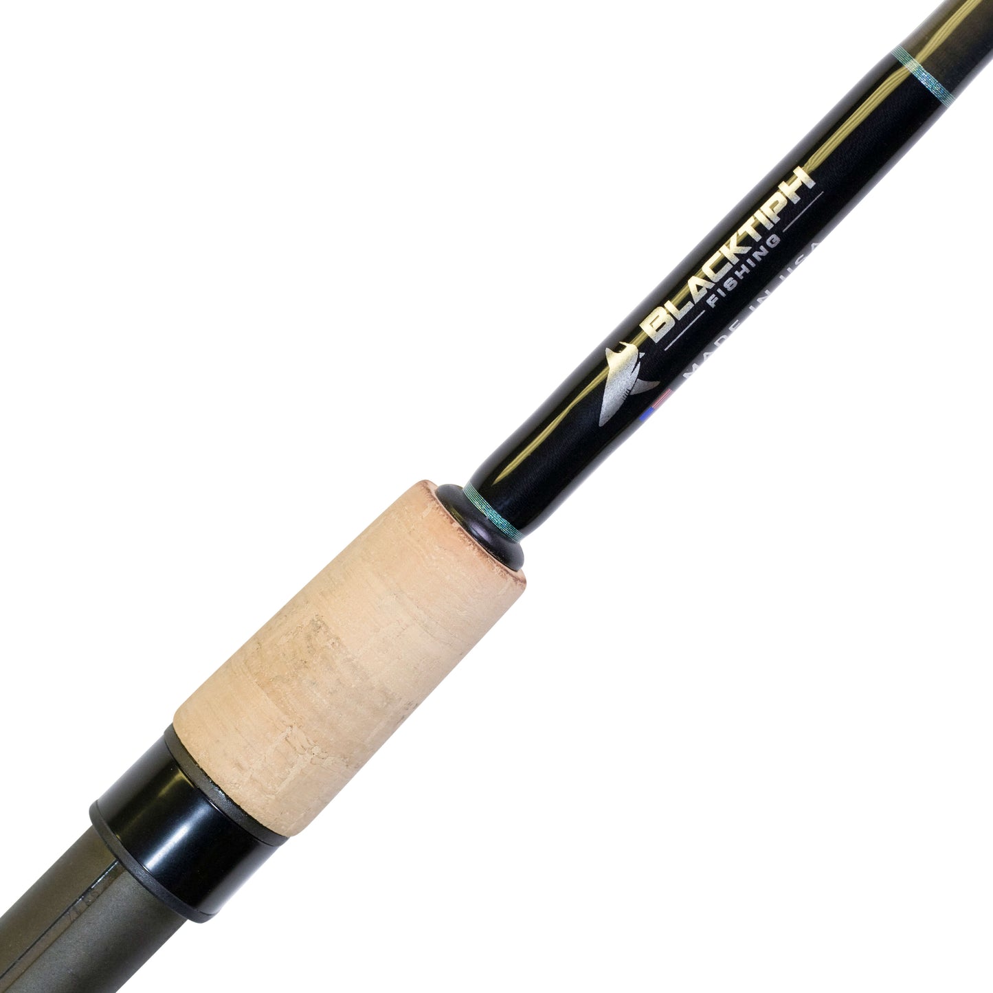 BlacktipH Split-Grip 6-12lb Spinning Rod with Graphite Reel Seat