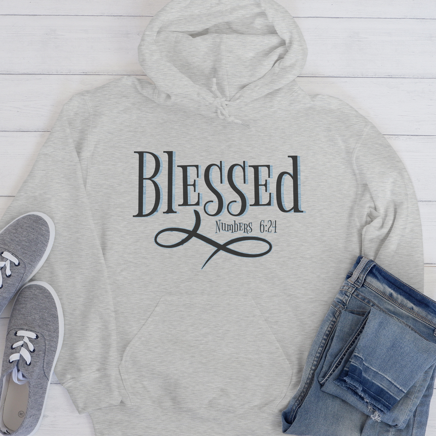 Bible Verse Unisex Hoodie | Inspiring Sobriety |  Blessed Numbers 6:24