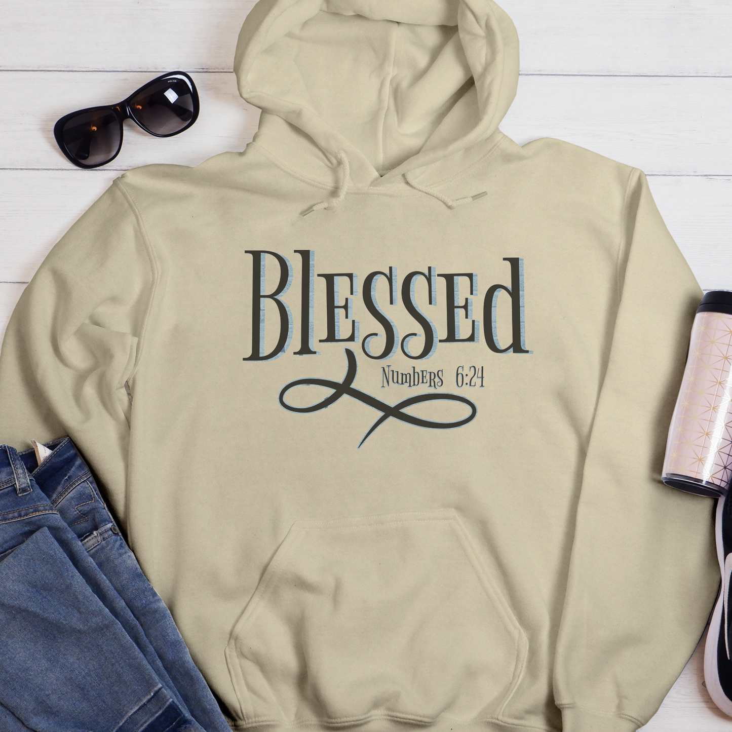 Bible Verse Unisex Hoodie | Inspiring Sobriety |  Blessed Numbers 6:24