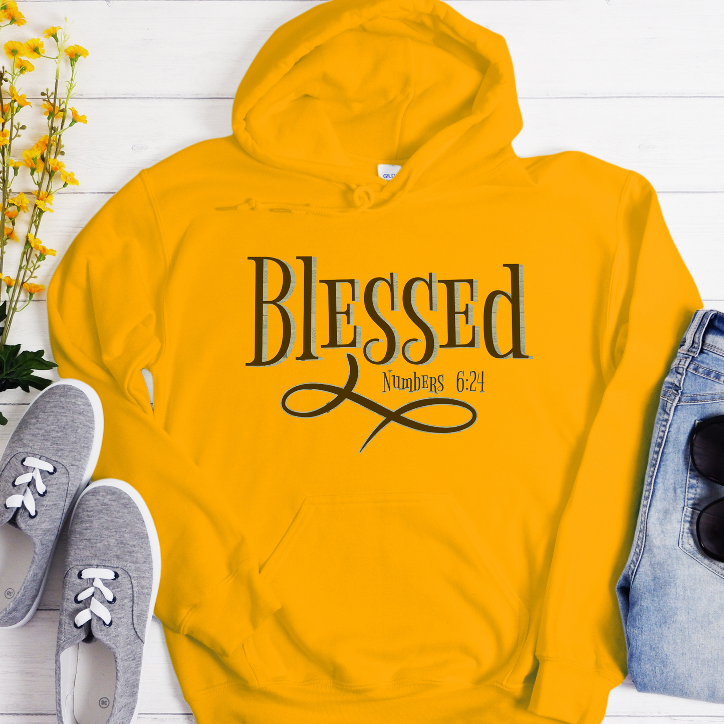 Bible Verse Unisex Hoodie | Inspiring Sobriety |  Blessed Numbers 6:24