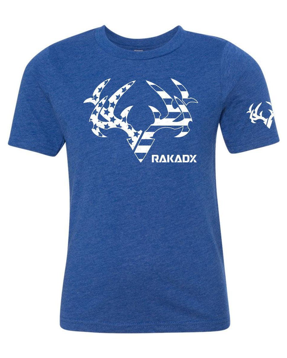 Youth Blue Star Spangled Rak Tee