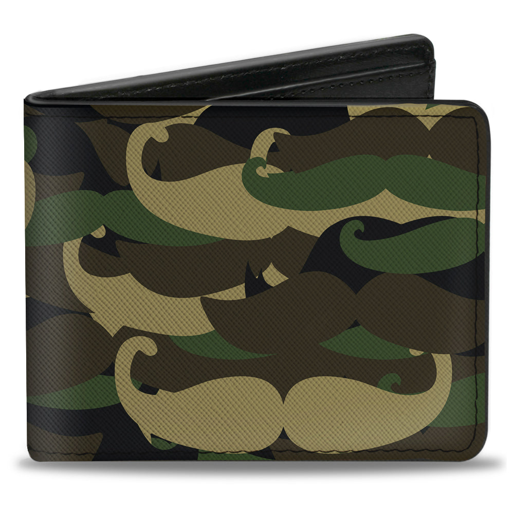 Bi-Fold Wallet - Camo'stache