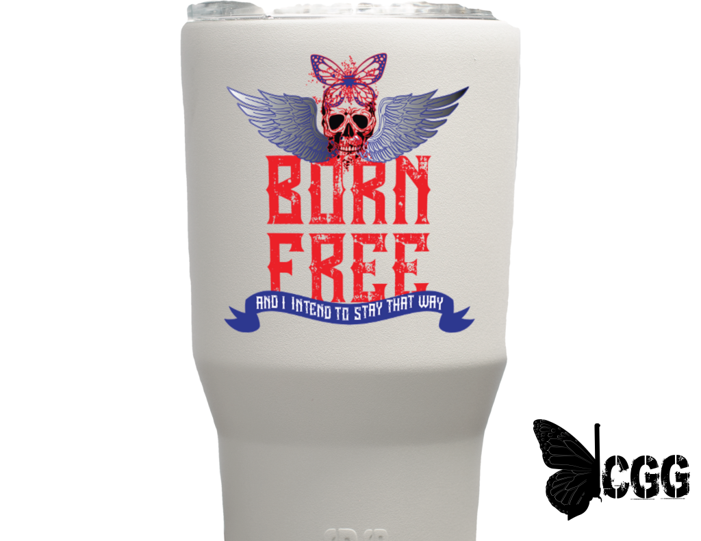 BORN FREE White Tumbler 30oz