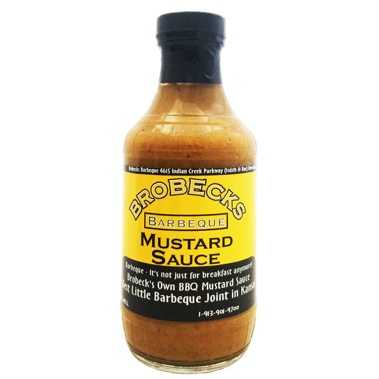 Brobecks Barbeque Mustard Sauce 19 oz.