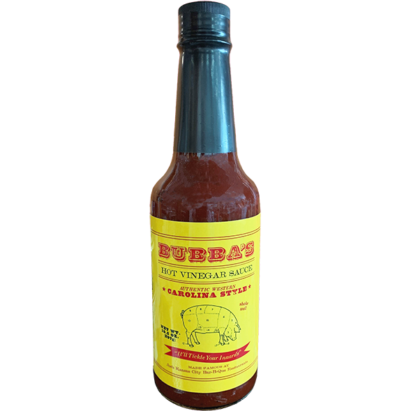 Bubba's Hot Vinegar Barbeque Sauce 10.5 oz.