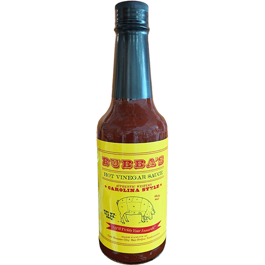 Bubba's Hot Vinegar Barbeque Sauce 10.5 oz.