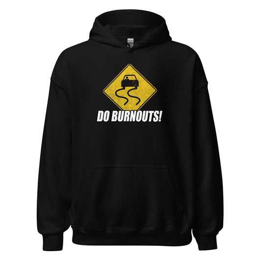 Funny Car Enthusiast Burnout Sign Hoodie Drifting, Race Car Sweatshirt