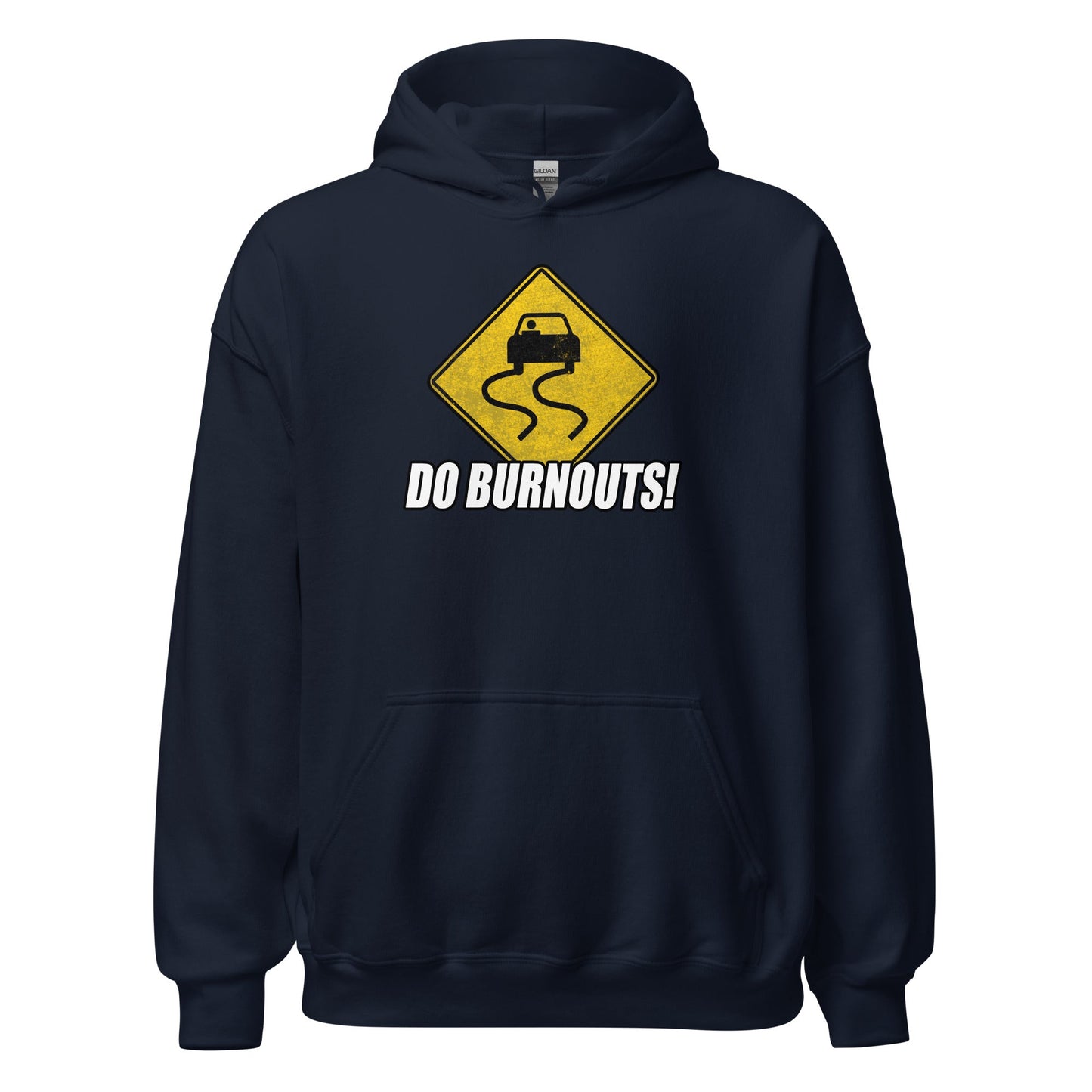 Funny Car Enthusiast Burnout Sign Hoodie Drifting, Race Car Sweatshirt