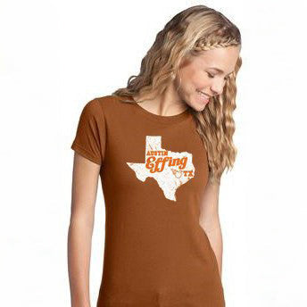 Burnt Orange Austin Effing Texas