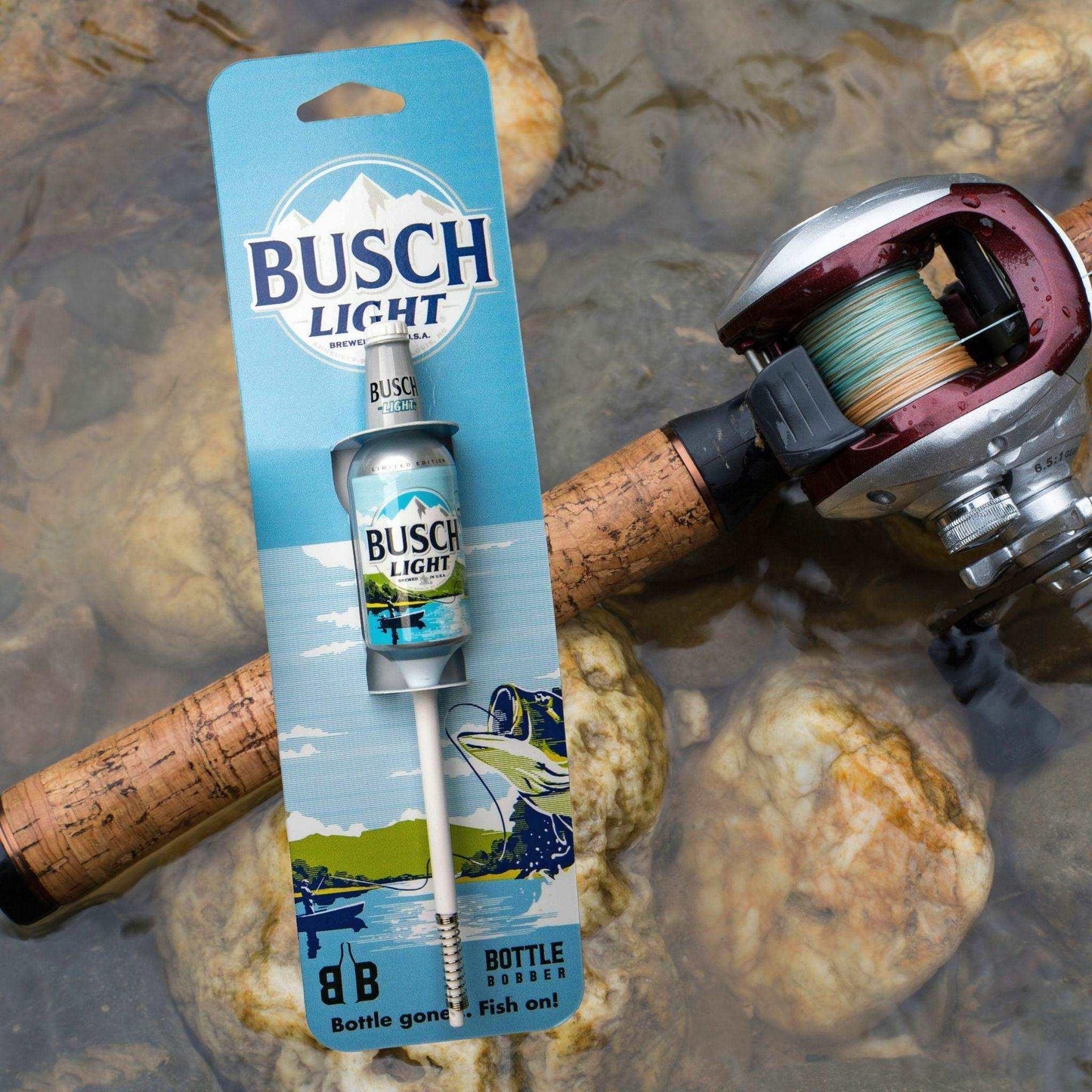 Busch Light Beer Fish Bobber 1 Pck - Best Fishing Gear