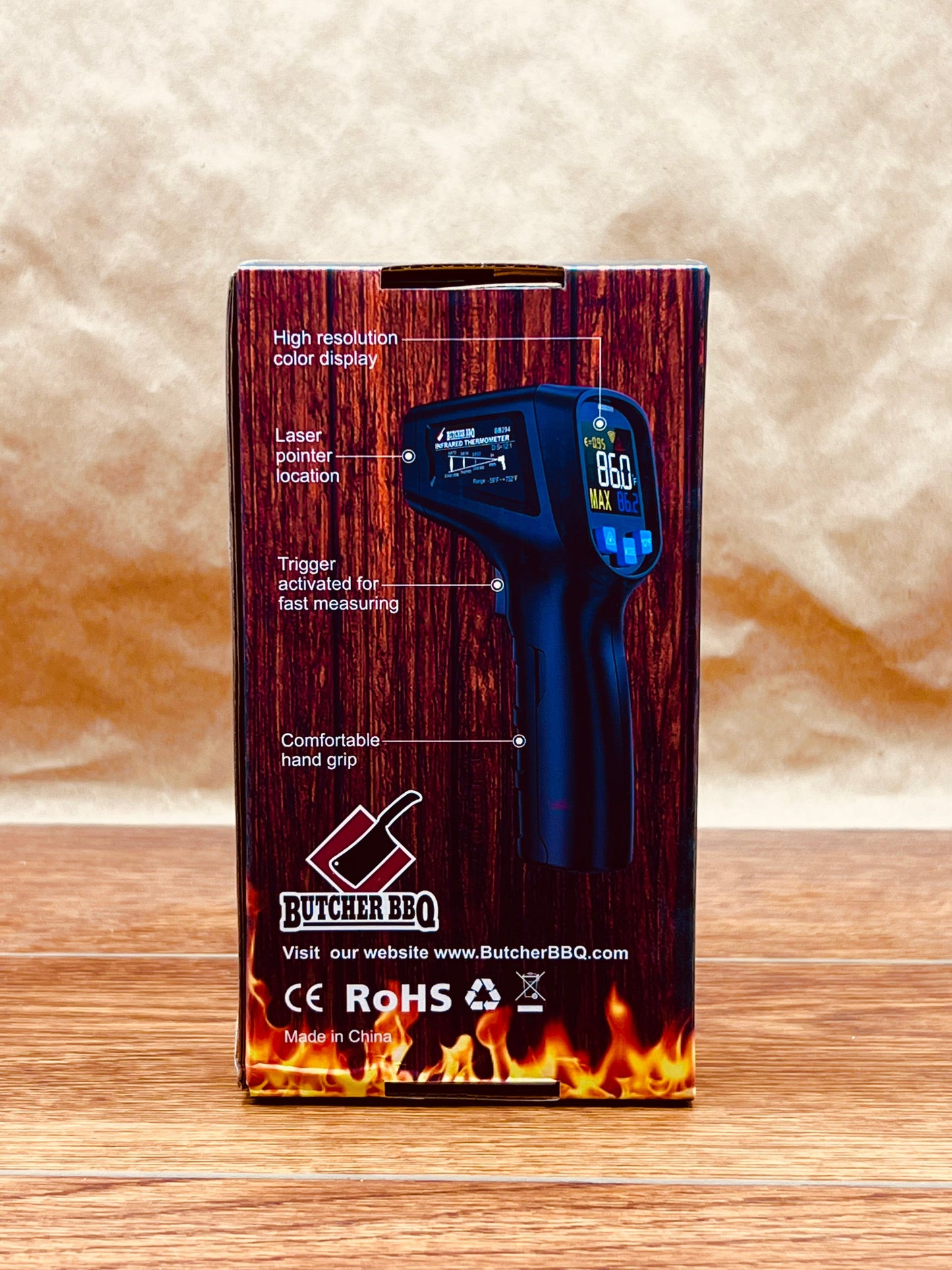 Laser Instant Read Cooking Thermometer