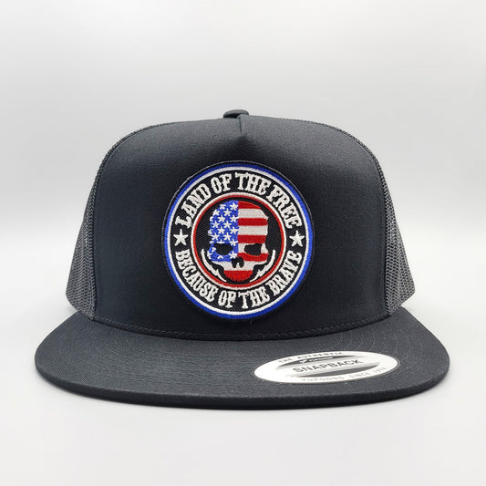 Land of the Free Patriotic Trucker Hat