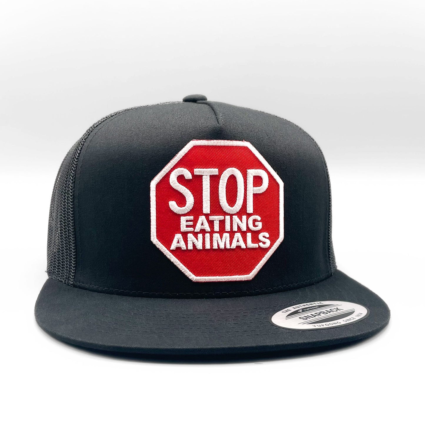 Vegetarian Stop Eating Animals PETA Trucker Hat