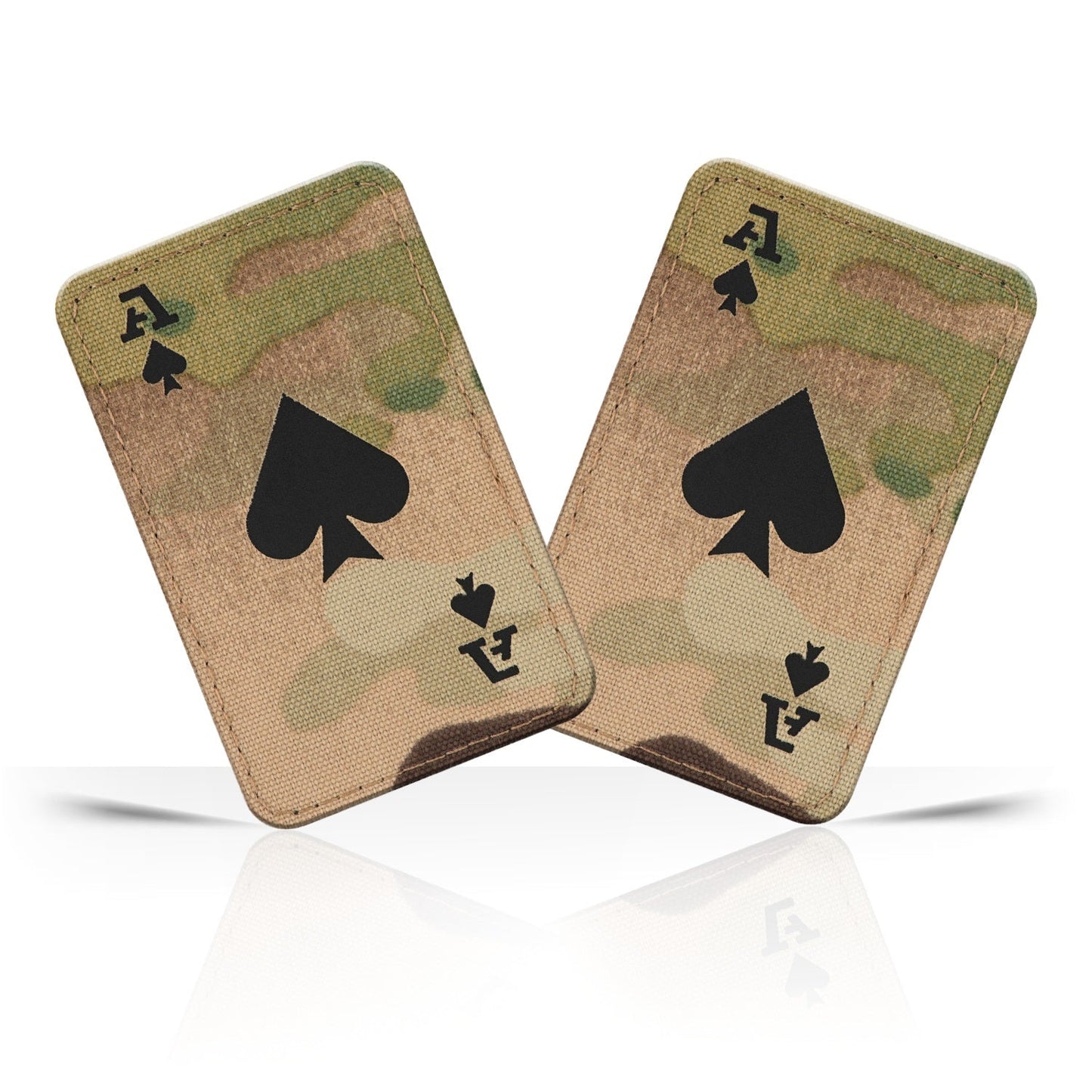 M-Tac patch Ace of Spades Laser Cut - (Set of 2)