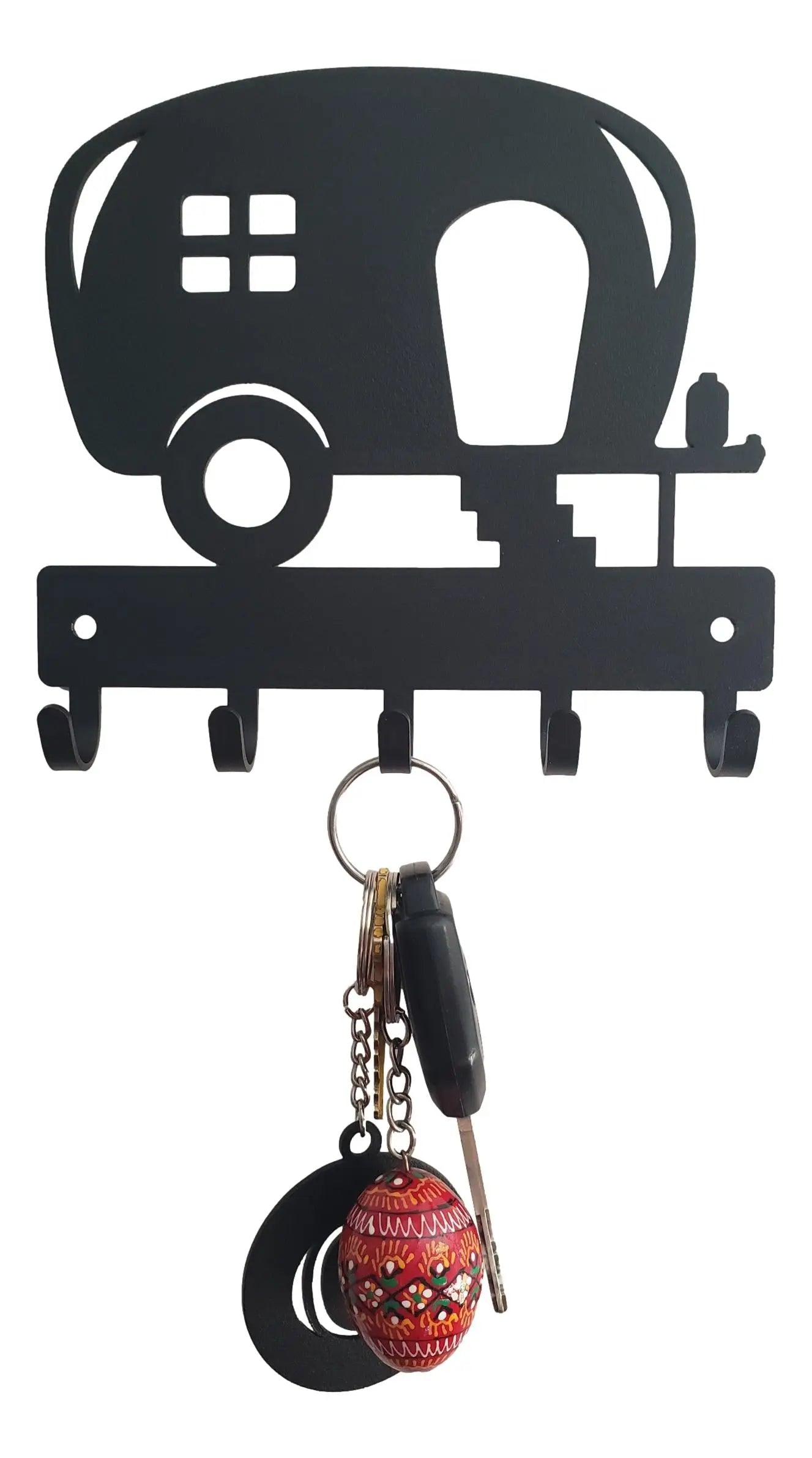 Camper Key Holder with 5 Hooks – Organize Your Adventures