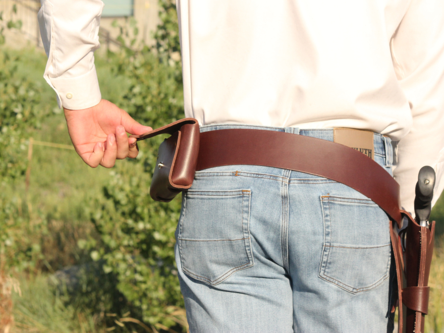 Buscadero Belt For Cap & Ball Revolvers