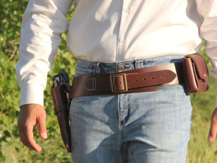 Buscadero Belt For Cap & Ball Revolvers