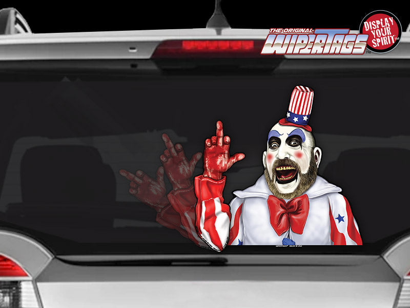 Captain Spaulding Salute WiperTag