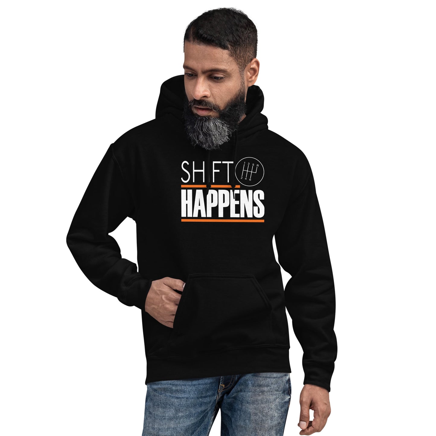 Car Enthusiast Hoodie, Shift Happens Sweatshirt