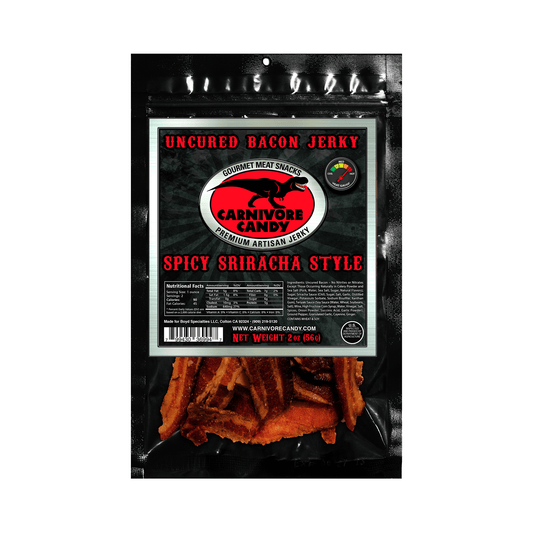 Spicy Sriracha Bacon Jerky