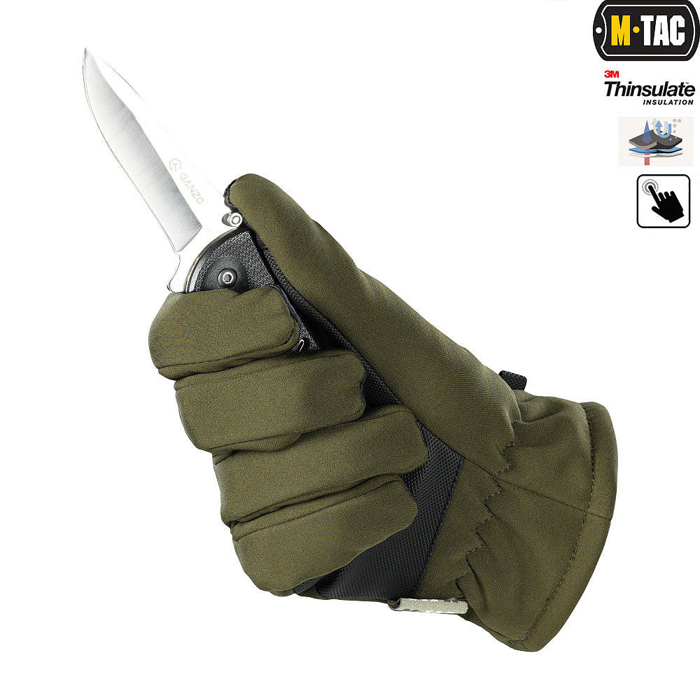 M-Tac Gloves Soft Shell Thinsulate