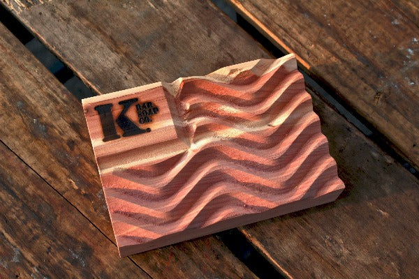 Cedar 'Merica Flag Soap Dish