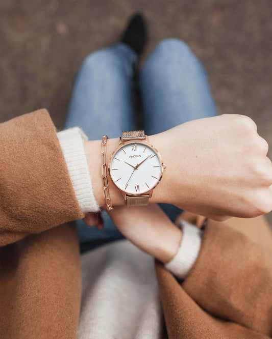 The Chain Link Bracelet - Rose Gold