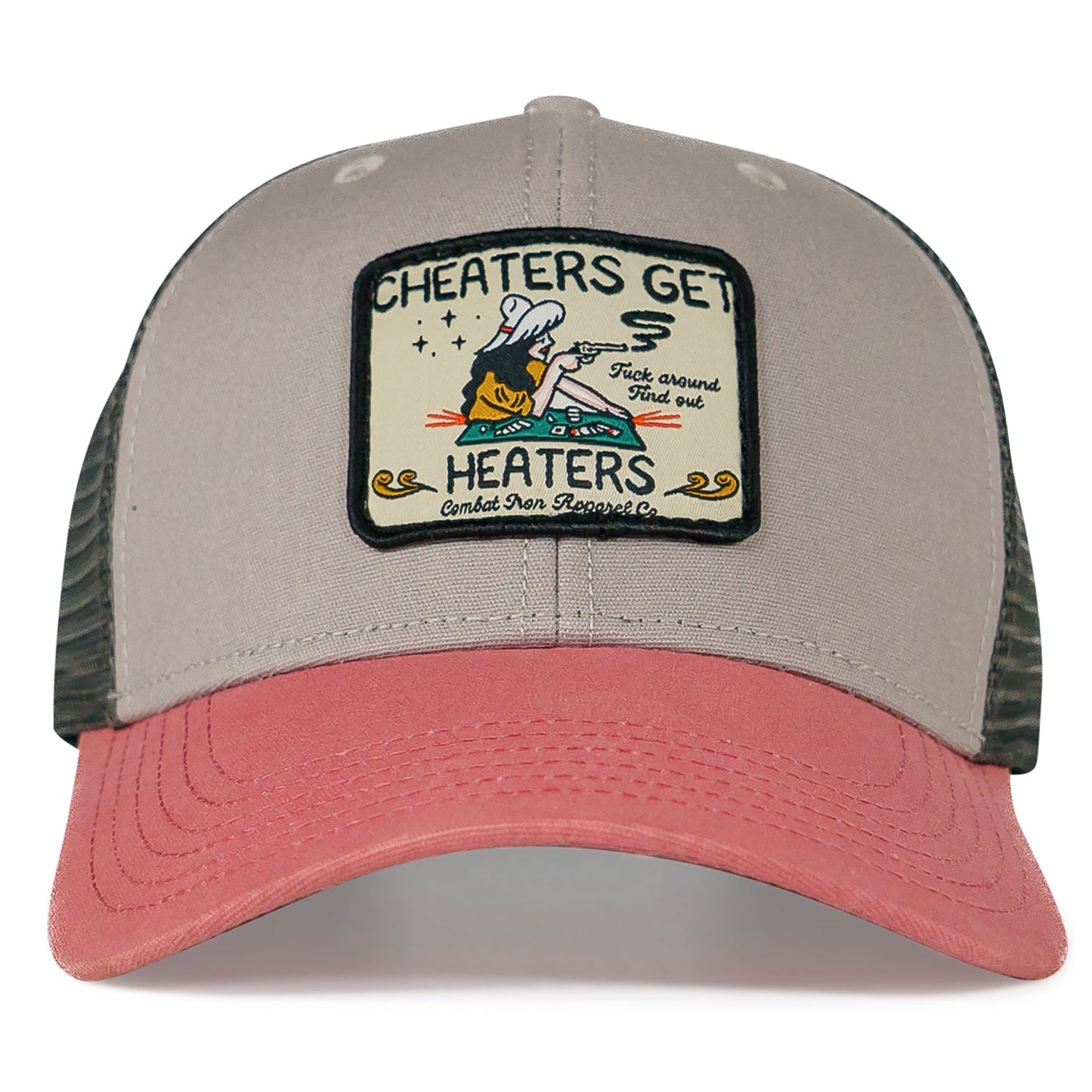 Cheaters Get Heaters Western Cowboy Patch SnapBack