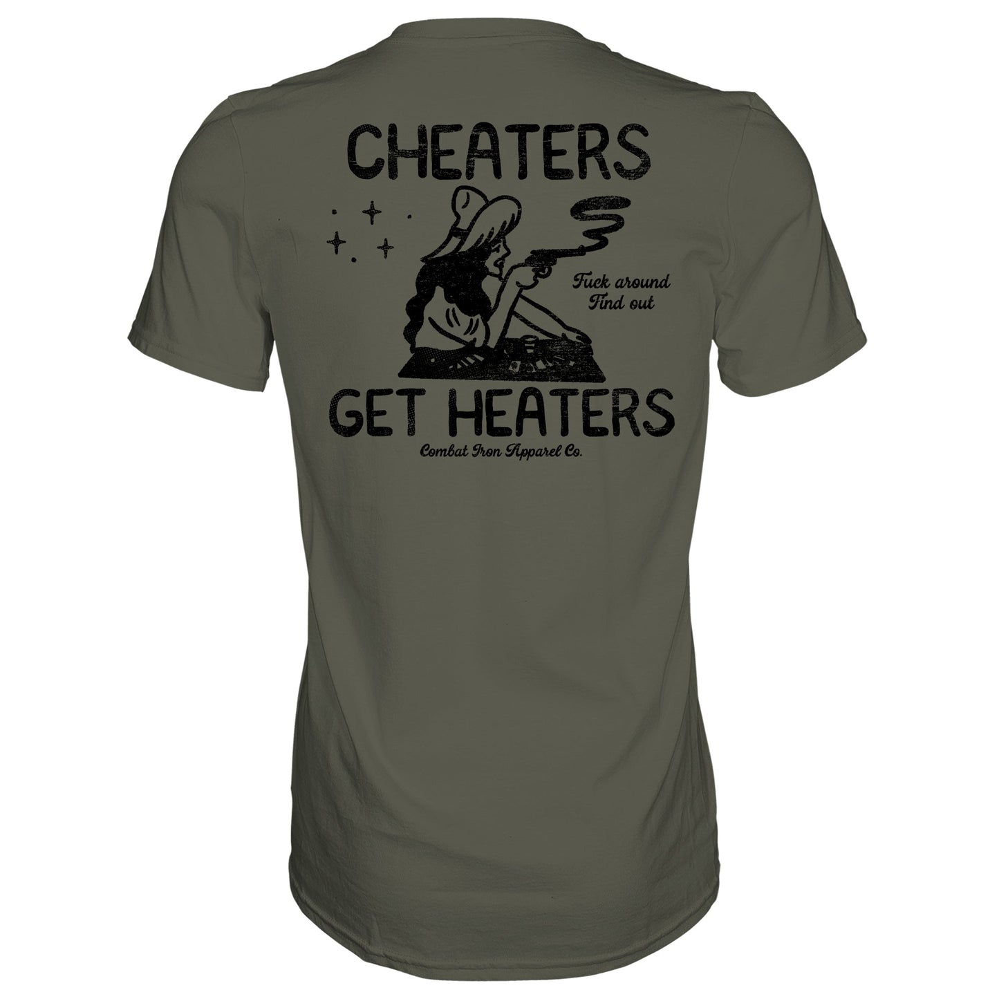 CHEATERS GET HEATERS COWBOY EDITION MEN'S T-SHIRT