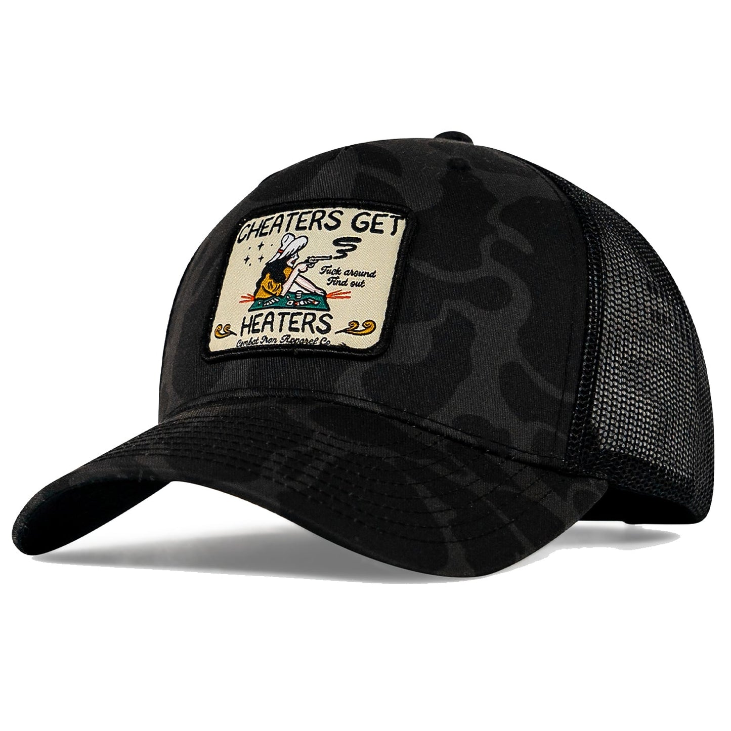 Cheaters Get Heaters Western Cowboy Patch SnapBack