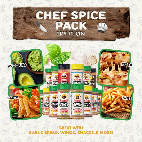 Chef Spice Pack + Storage Rack