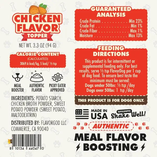 Chicken Flavored - Dog Food Topper